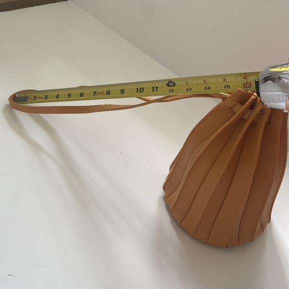 Drawstring Vegan Leather Bag - Picture 8 of 8